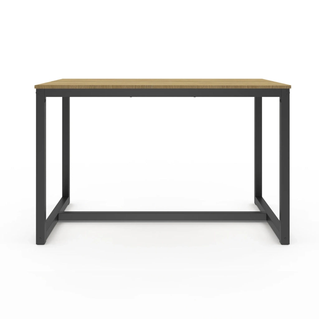 IDMarket - DETROIT 6 persone tavolo da pranzo rettangolare di design industriale 120 cm
