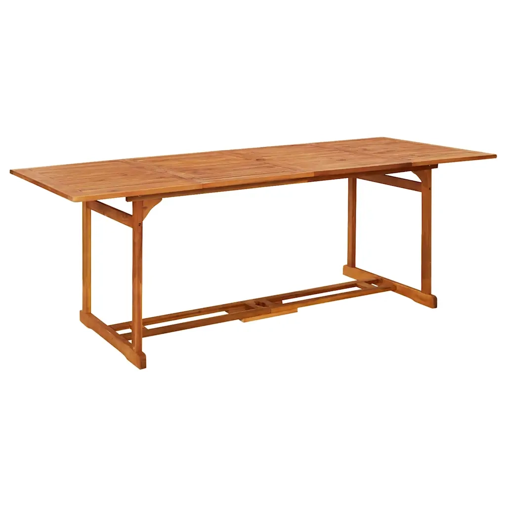 Set da Pranzo da Giardino 11 pz 220x90x75 cm Massello di Acacia 3086987