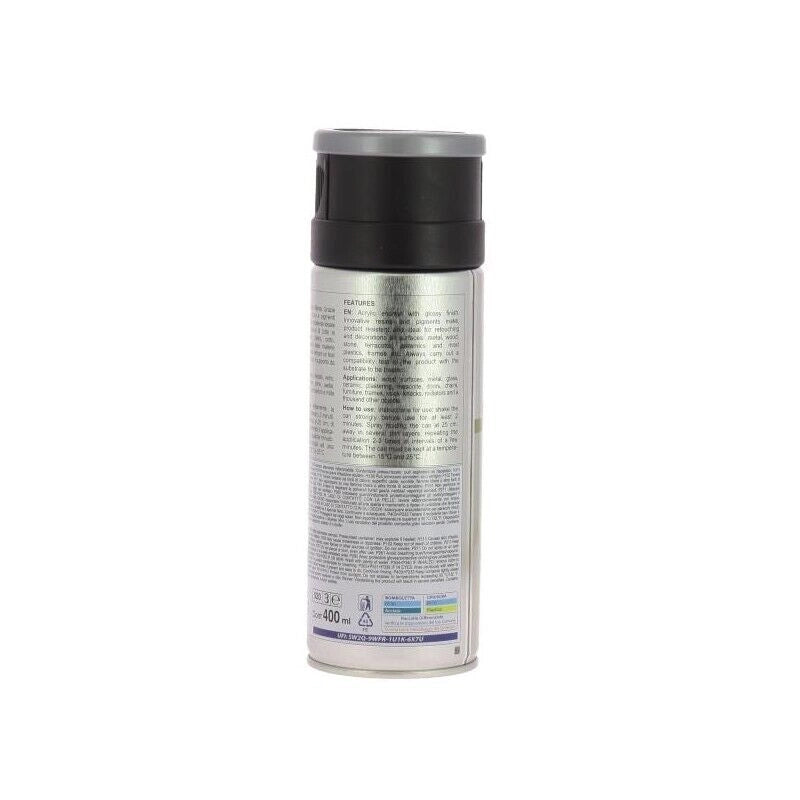 SMALTO SPRAY 400ML ARGENTO SILVER-PLATA