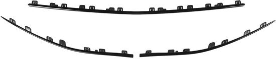 Sierlijst inferiore per C-Klasse W206/S206, 2022+, in ABS resistente al calore e agli urti, con clip, nero lucido