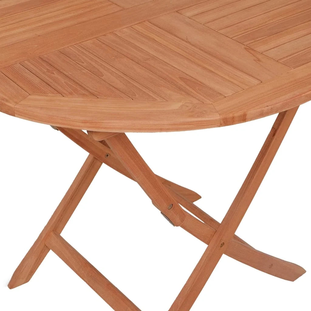 Set da pranzo da esterno/mobili da giardino in legno massello di teak da 5 pezzi 02_0014293