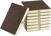 Sponza da schiacciare a forma di cubo 60 grana per legno, metallo, plastica - 12 x 10 x 13 cm