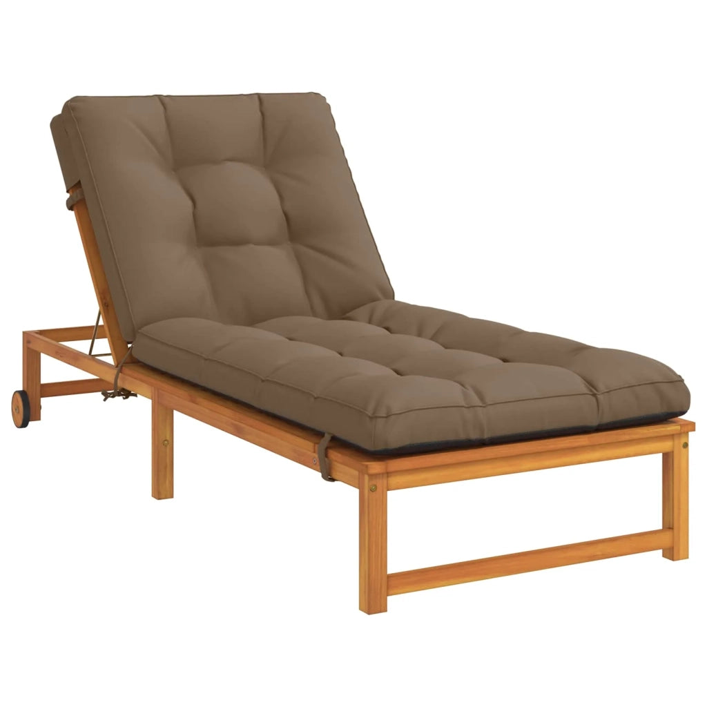 Cuscino per Lettino VIANEN 100% Poliestere Tortora 953856
