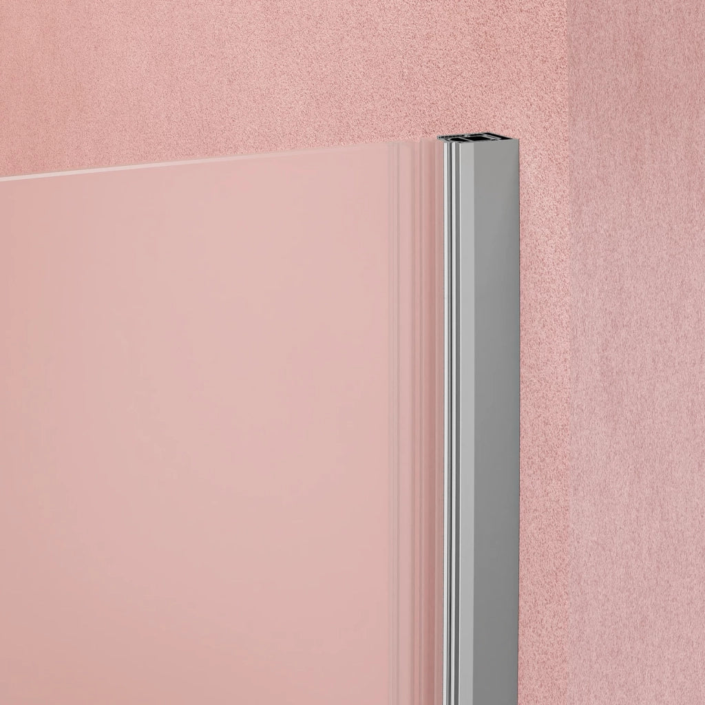 Porta doccia a nicchia con apertura a battente da 95cm in vetro 6mm opaco | Valla