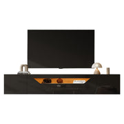 Mobile TV sospeso - Xylo - 180x37x36cm LED 3 scomparti