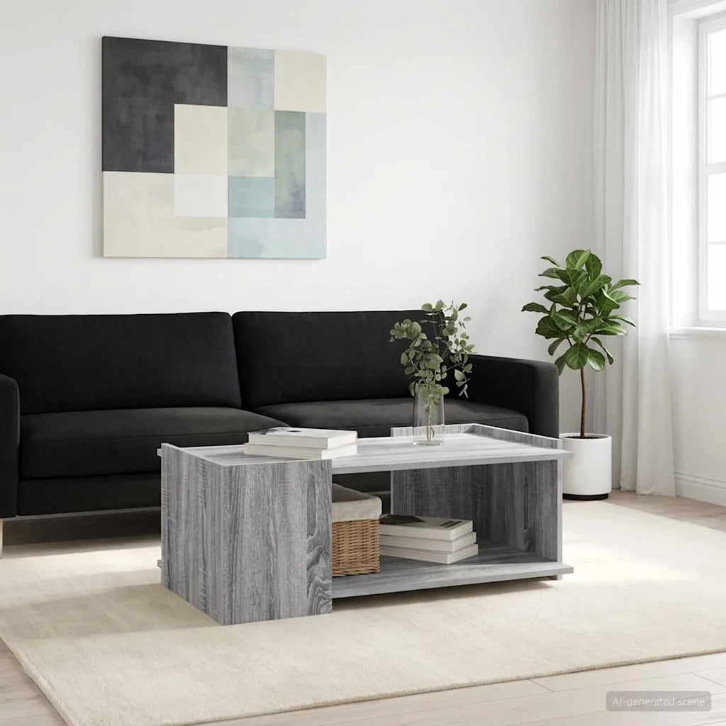 Tavolino da salotto Grigio Sonoma 90 x 50 x 33 cm 8000999