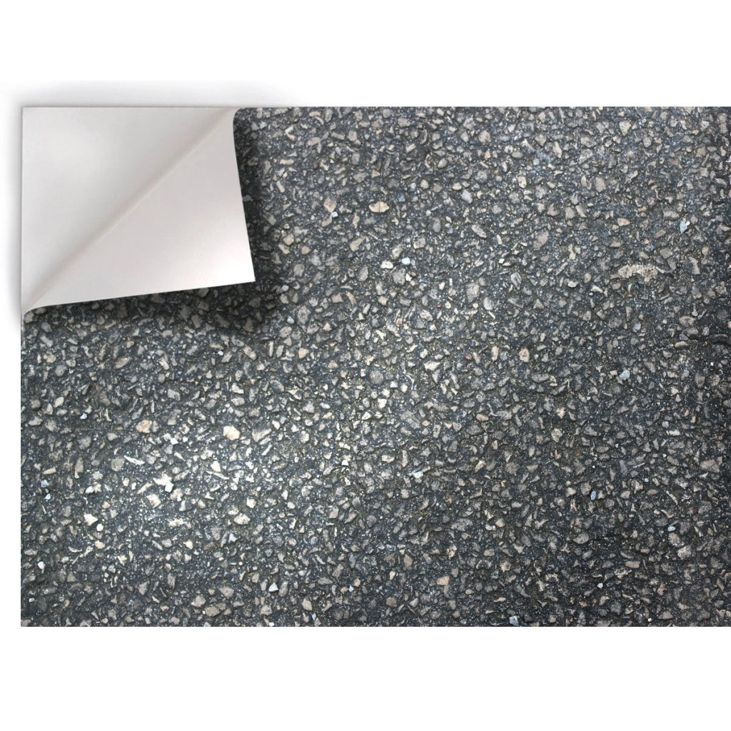 Manto stradale - Pellicola stampata adesiva in PVC finitura opaca Misura: 100x500 cm