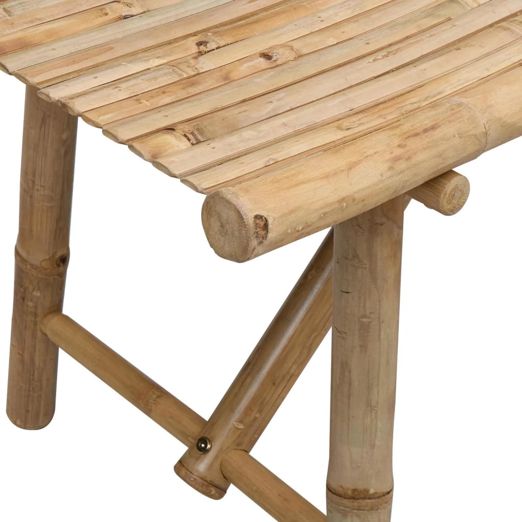 Panchina da giardino Naturale 110 x 45 x 50 cm Bambù 42028234