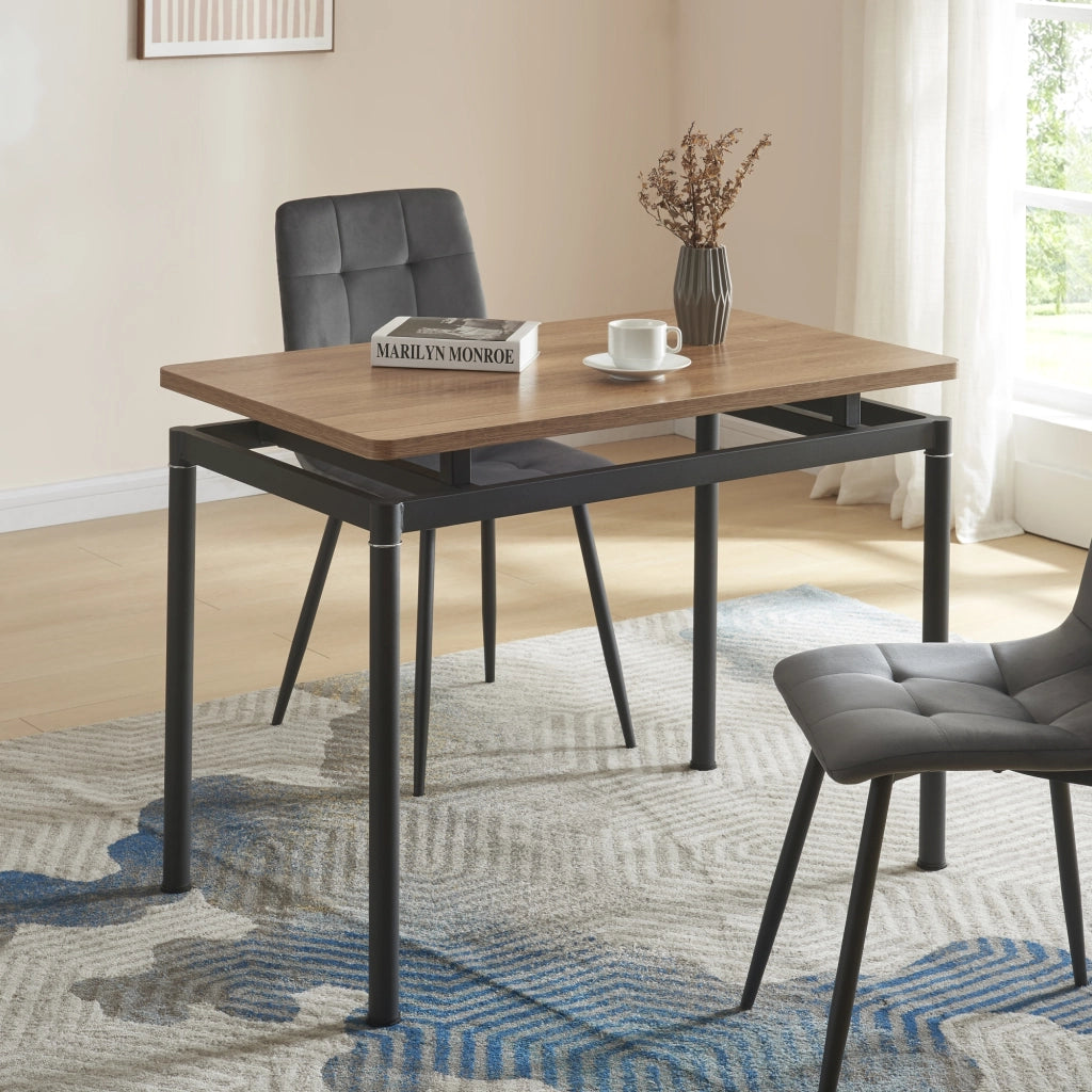 Tavolo da Sala Pranzo Hemnes Effetto Rovere 100 x 60 cm [en.casa]