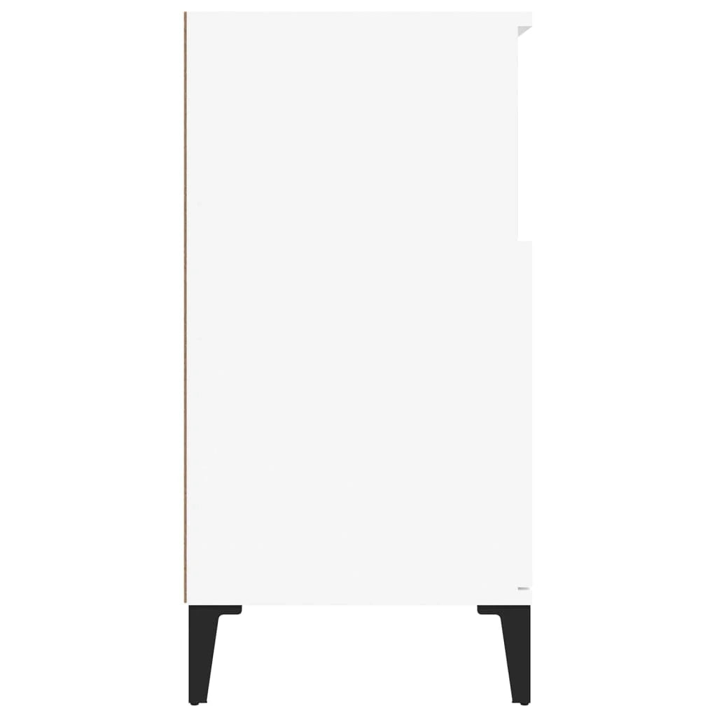 Buffet credenza cassettiera armadio mobile contenitore organizer per cucina soggiorno salotto 60 x 35 x 70 cm legno ingegnerizzato bianco 02_0030362