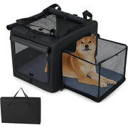 Gabbia morbida pieghevole per cani, Borsa da trasporto con caratteristiche pratiche per animali-Giochi e accessori per cani