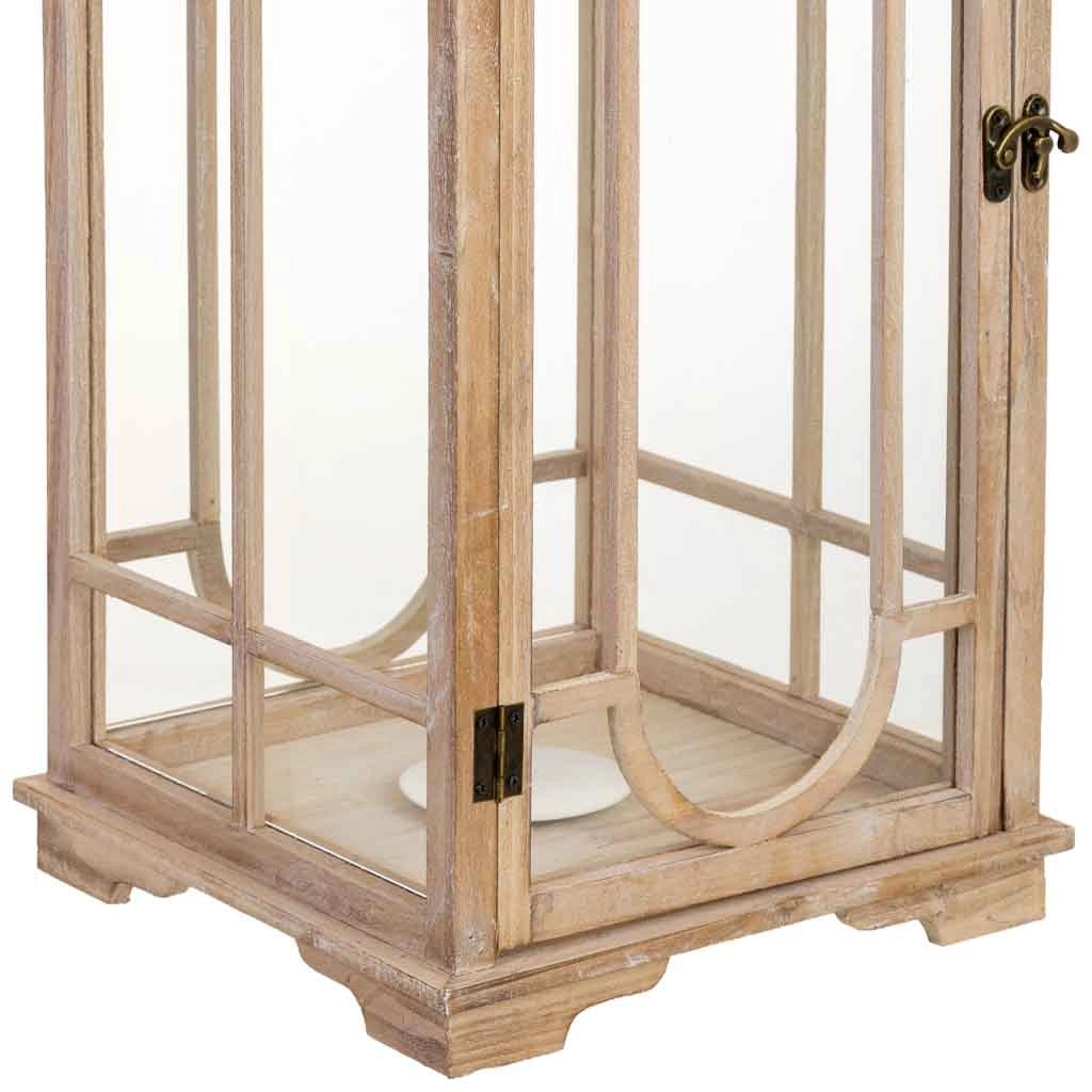 Lanterna in legno 30x30x73h cm