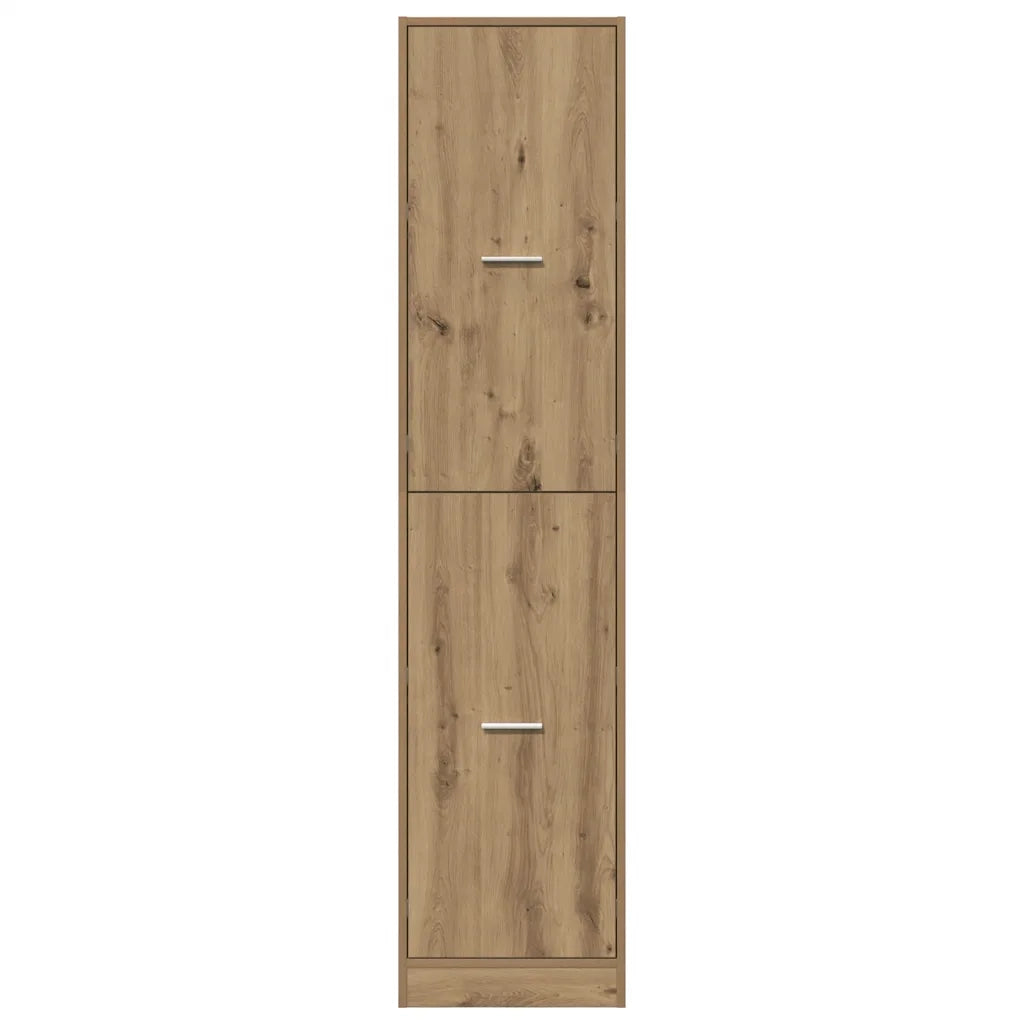 Armadietto da Farmacia Rovere 40x41x174,5 cm in Truciolato