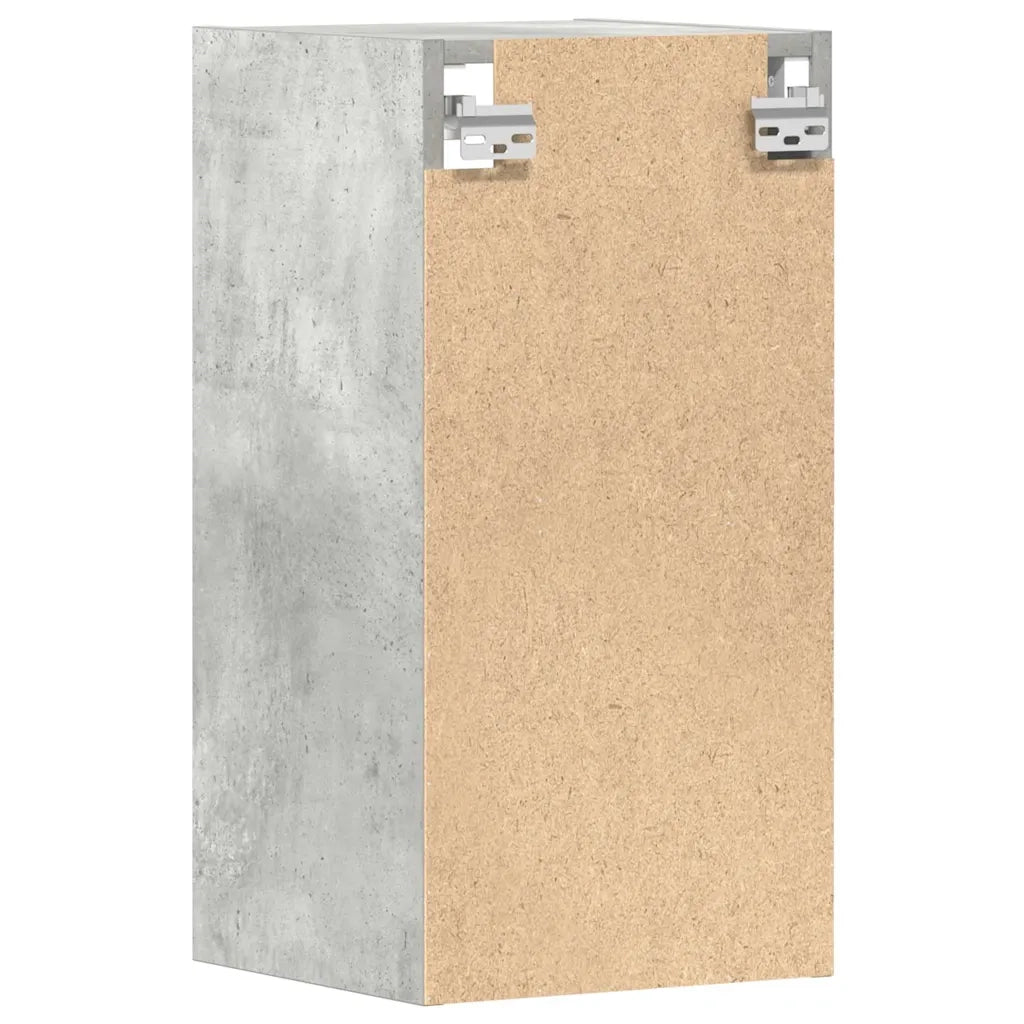 vidaXL Mobile Pensile “Riga” Grigio Cemento 30x29,5x60 cm