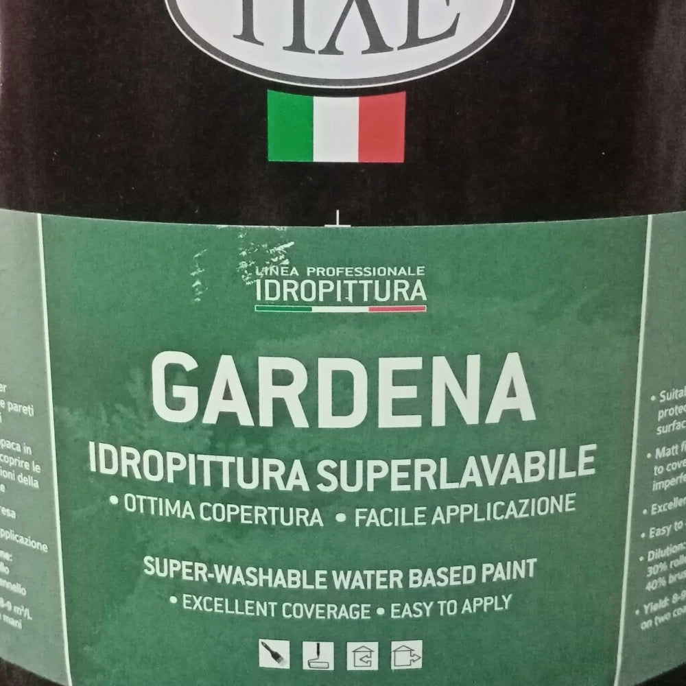 Tixe gardena 14lt idro pittura superlavabile bianca per interni ed esterni alta copertura