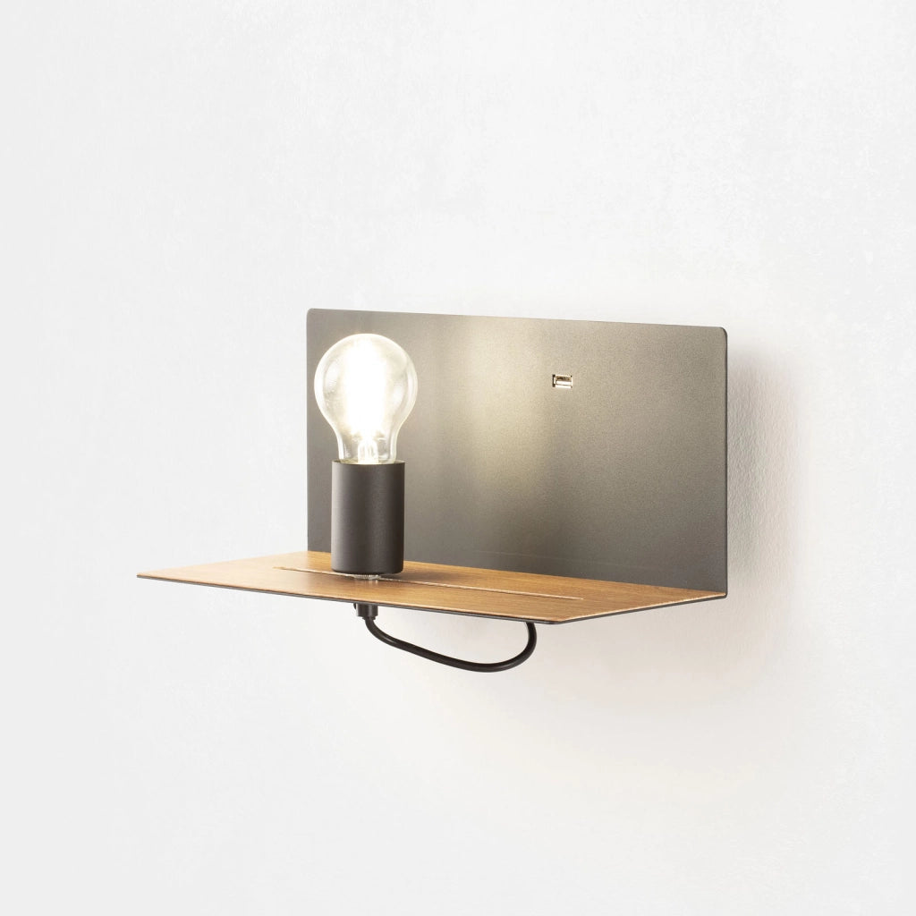 Applique con usb IVORY nero