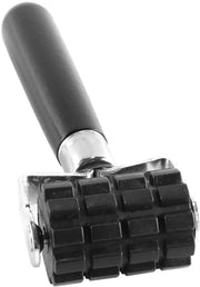 Strumento di applicazione antiscivolo - Roller silenziante a mano - Manico in legno - Roller in gomma - 175 mm - Facile da usare - Roller isolante del suono