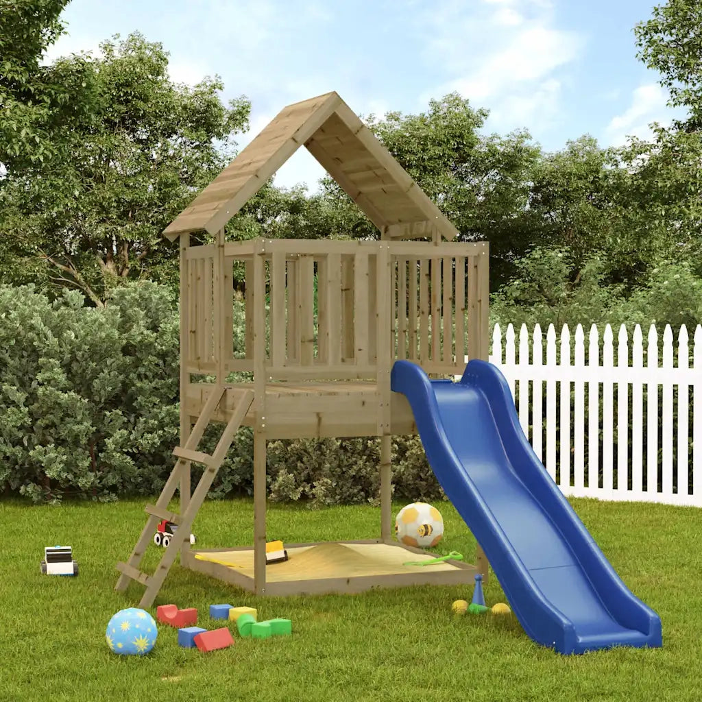 Set da Gioco da Esterno in Legno di Pino Impregnato 3155935
