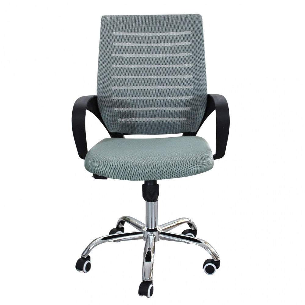 Poltrona da Ufficio Melody 56x58x94/104 h cm in Poliuretano Nero