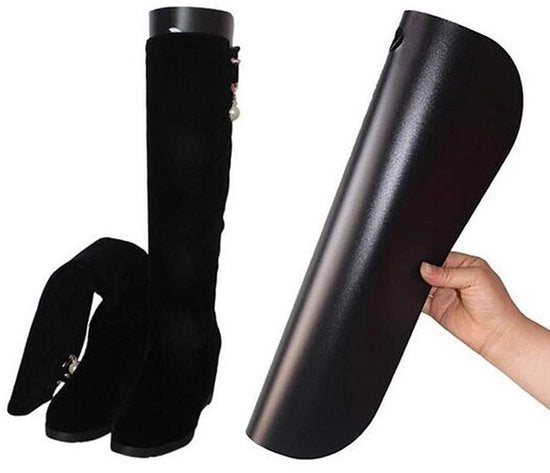 Sostituto per Stivali - 2 Pezzi - 10 Pollici - Nero - Materiale Resistente in Plastica - Supporto per Stivali - Sostegno per Stivali
