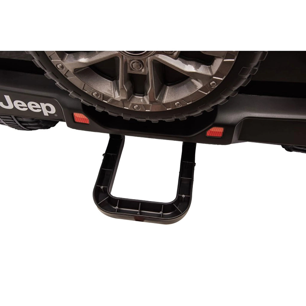 Macchina Elettrica per Bambini Jeep Wrangler Rubicon 12V con Telecomando Nero