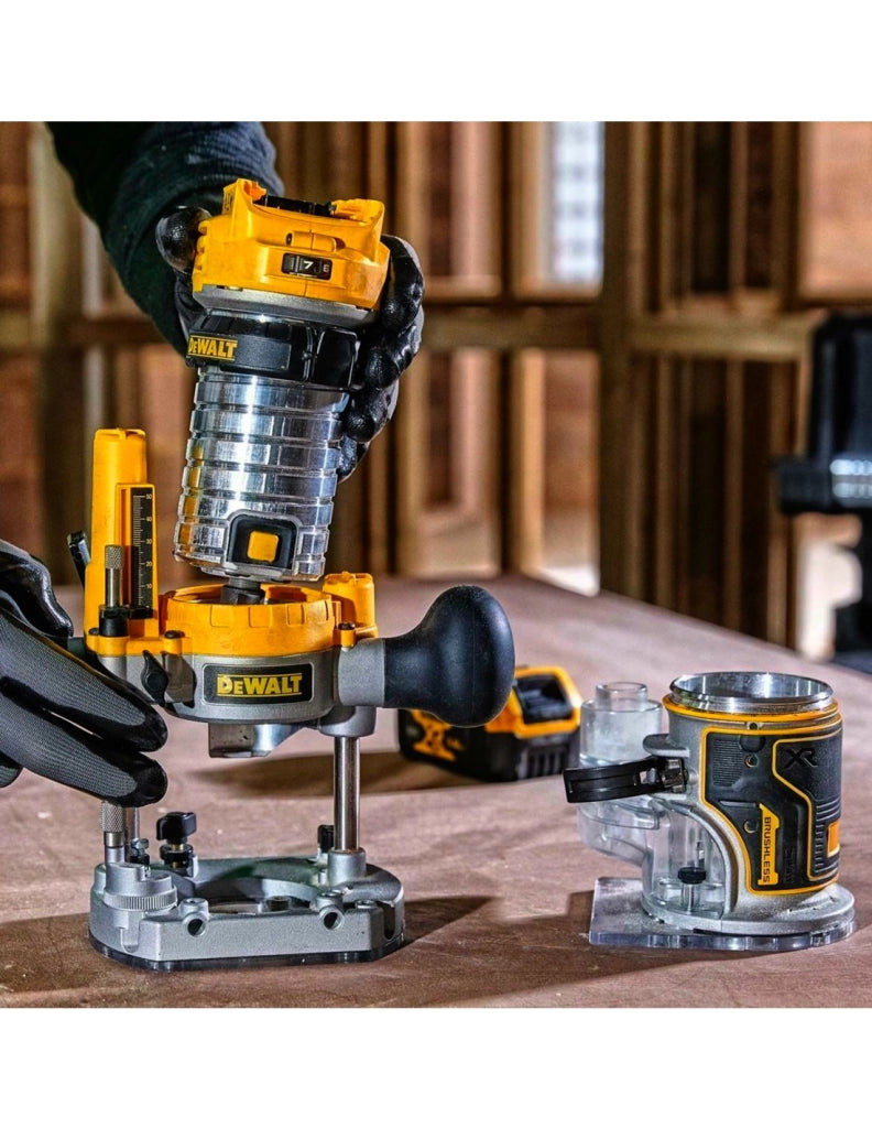 Fresatrice DeWALT DCW604P2T (2 x 5,0 Ah + DCB115 + TSTAK VI)