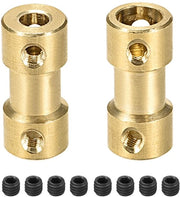 Connettore Rigido - Connettore Fissaggio - Connettore Motore - Connettore per Stampanti 3D - Connettore per Modelli da Barca - 20 x 9 mm - 2 Pezzi - Connettore di Fissaggio