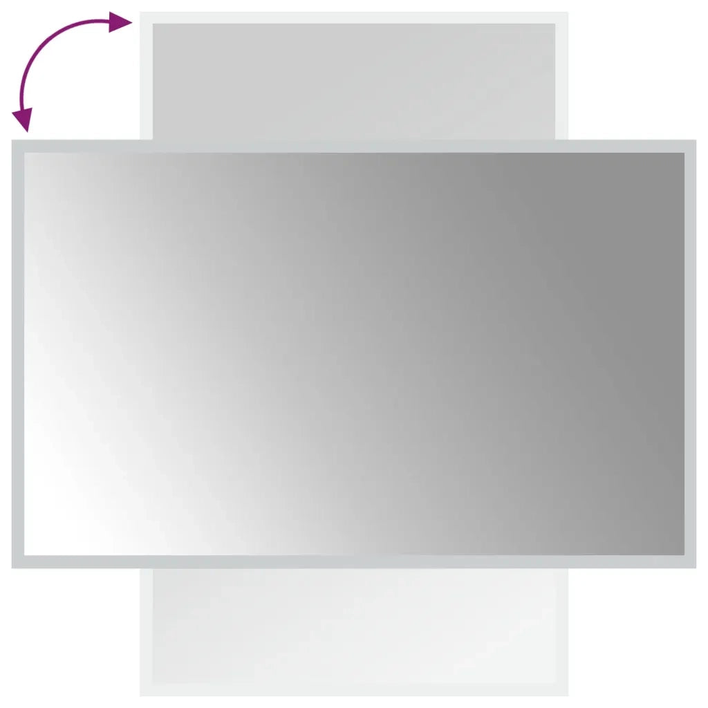Specchio da Bagno con Luci LED 50x80 cm 3154080