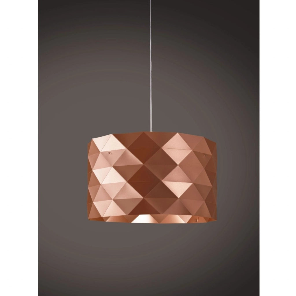 Sospensione 5 Luci in Metallo Cromato Cm. 40 x 25h