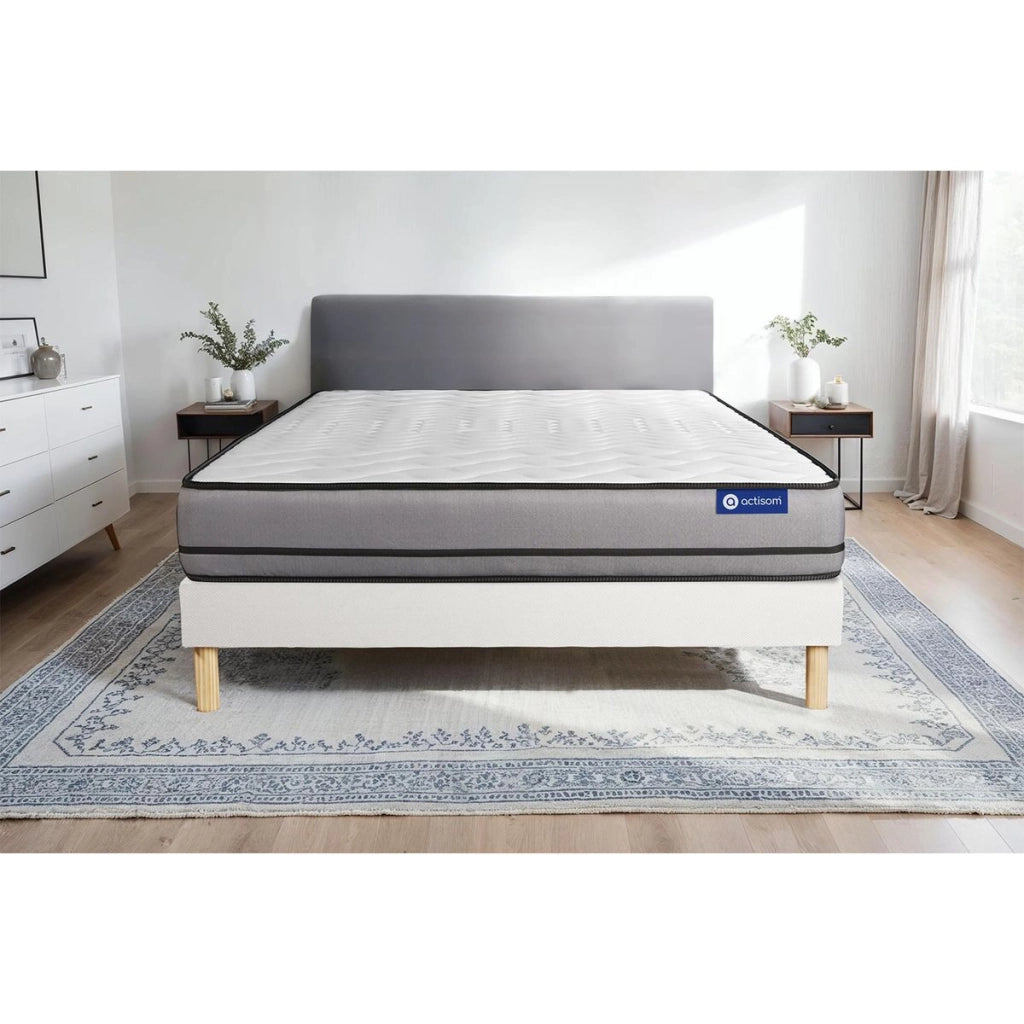 Kit rete e materasso Actilatex night 130x190cm - Spessore : 20cm - Lattice e memory foam- molto rigido