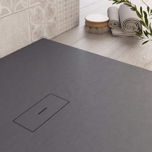 Piatto Doccia in Pietra 80x200 cm Bonussi Manila Antracite