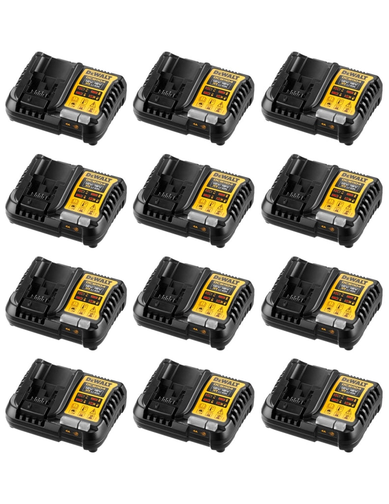 Pack da 12 caricabatterie DeWALT DCB1104-12 (DCB1104 - 12V 18V)