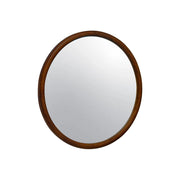 Specchio rotondo in legno di pino, 60cm, marrone