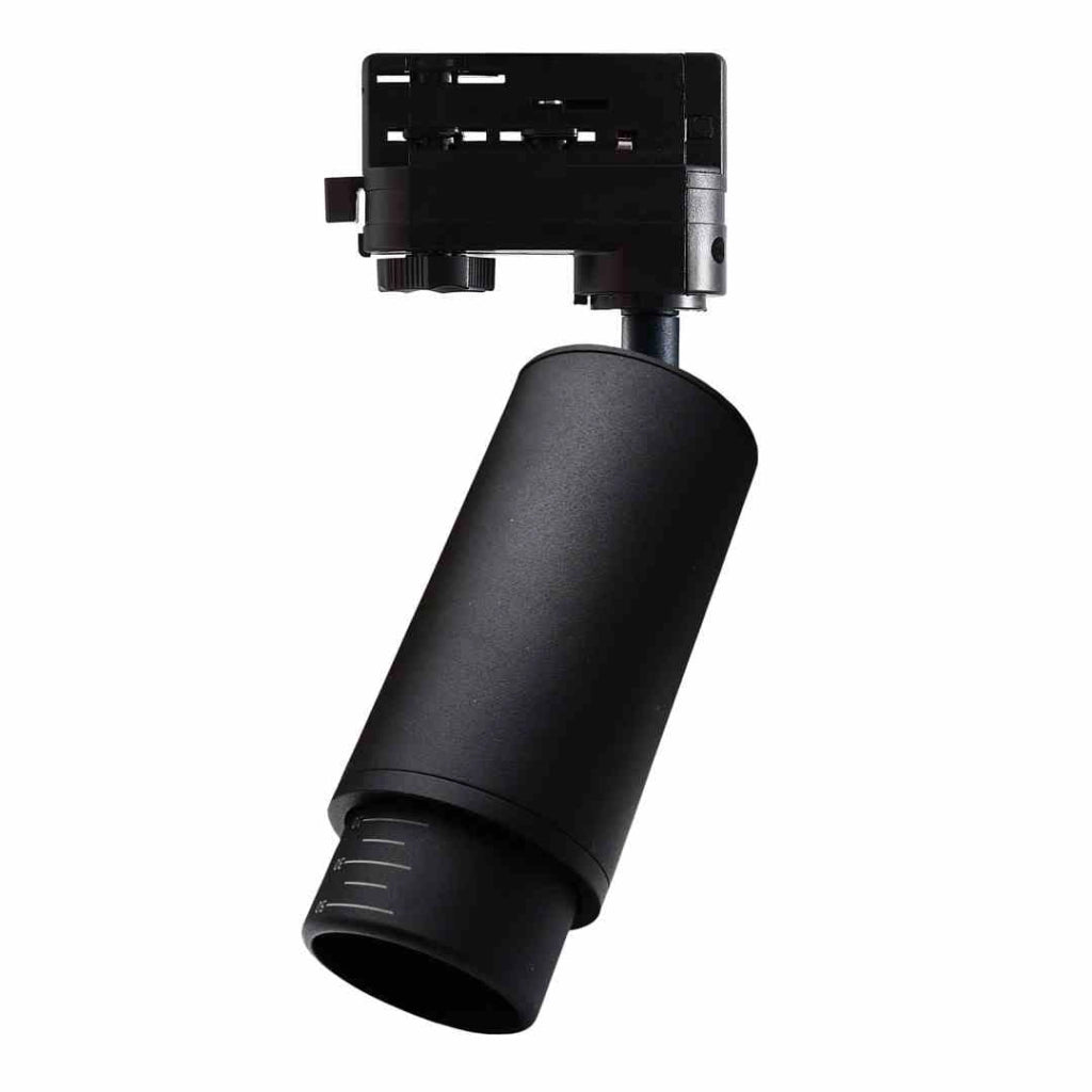 Faretto LED su binario orientabile Milagro ZOOM ML7371 nero