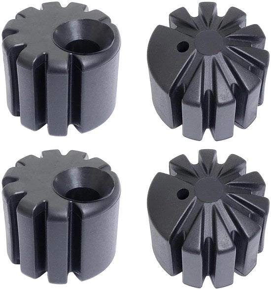 Sostegno per Sella 10 mm Flessibile - Montaggio Inferiore - Adatto per R1200GS/R1250GS/S1000XR/K1600 - 4 Pezzi - Plastica di Alta Qualità - Altezza del Sella Elevabile