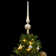 Albero Natale Incernierato con 150 LED e Palline 150 cm 3210094