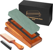Pietra di affilatura giapponese 3000 giri - Set di affilatura coltelli con guida di angolo - Senza colla e senza muffa