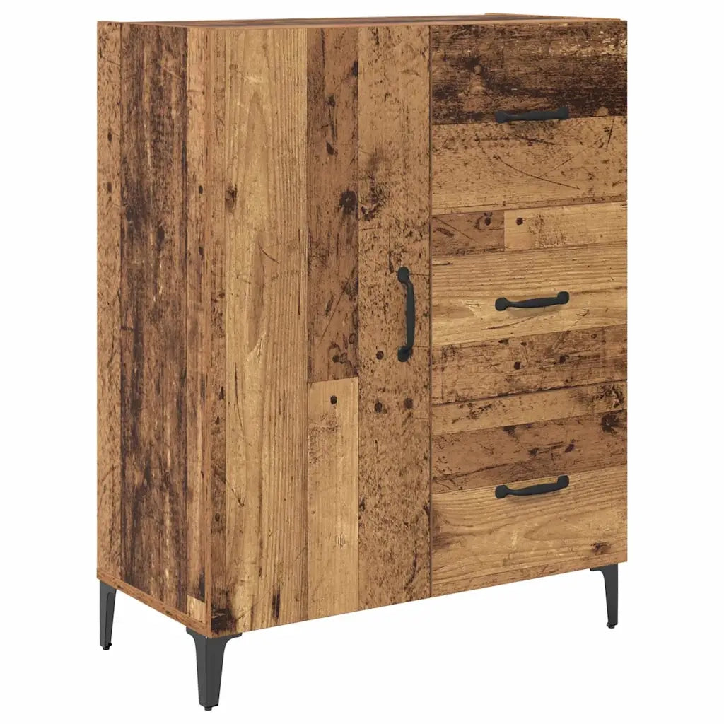 Credenza-Buffet-Armadio da cucina Legno vecchio 69,5 x 34 x 180 cm Legno multistrato 907046