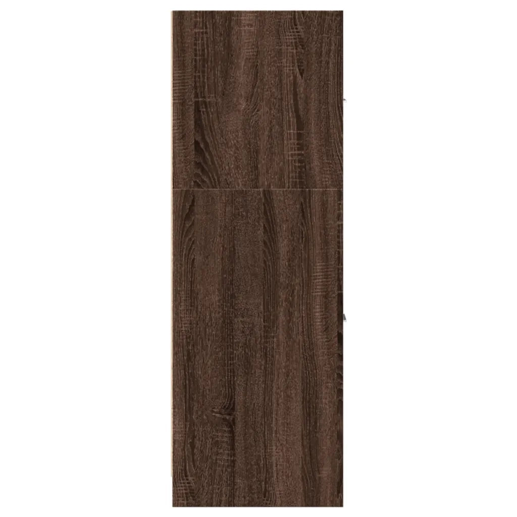 vidaXL Armadietto da Farmacia Rovere Marrone 40x41x118 cm Truciolato