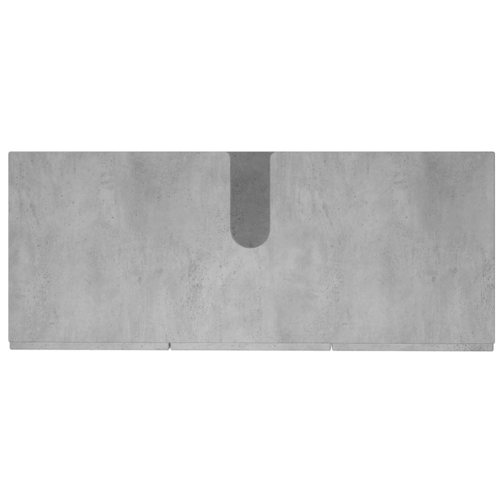 Set mobili da bagno 3 pz Grigio Cemento Legno ingegnerizzato 3433058