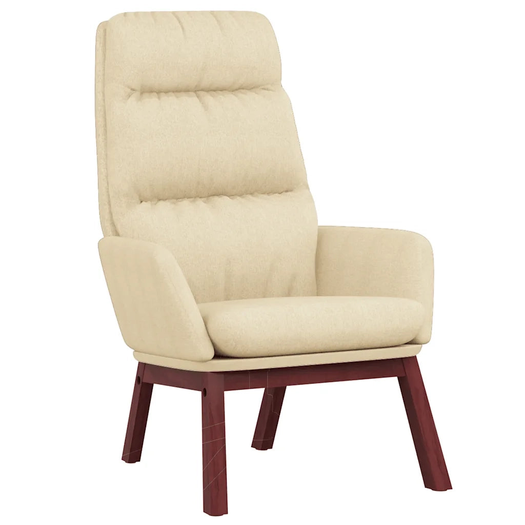 Sedia Relax Crema in Tessuto 341161