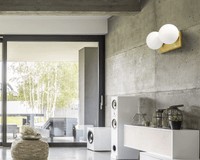 Lampada Da Parete Vetrata APP1010-2W Gold