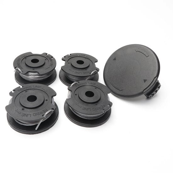 Set di 4 fili + 1 guaina - Fili e guaina di ricambio per strimmer - adatto per ART 23 SL ART 26 SL - motoseggio F016800569 F016800385 - cesoie per erba