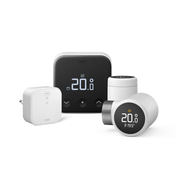 Tado Termostato Intelligente Cablato X kit di base + 2 valvole. Controllo multistanza. Wi-fi. Matter. Assistenti vocali google e alexa