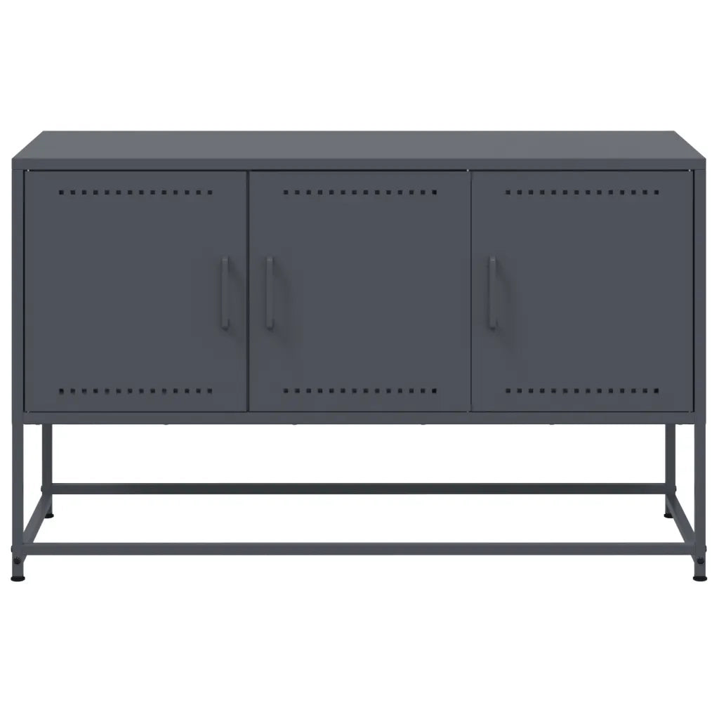 Mobile TV Antracite 100,5x39x60,5 cm in Acciaio 846478