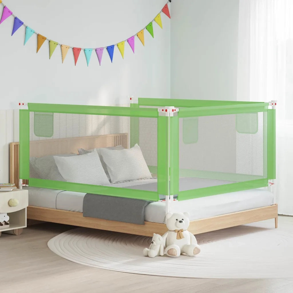 Sponda Letto di Sicurezza per Bambini Verde 180x25 cm Tessuto cod mxl 71685