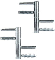 Battenti per porte 20 mm - Per porte in legno inclinate pesanti e porte in acciaio - Adattabili - Set da 2 - Misura 3D-909 (D14x80)