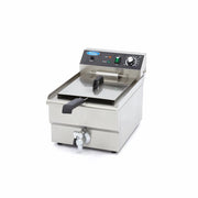 Friggitrice - 16L - 1 Cestello - con Rubinetto di Scarico