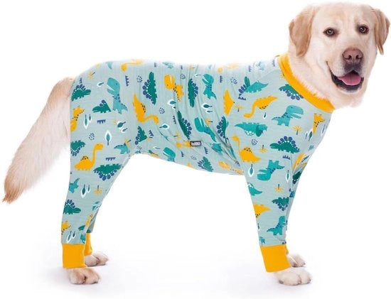 Elastica protettiva per cani grandi - Protezione da graffi e ferite - Pigiamino per cani - Jumpsuit per cani di taglia media e grande - Abbigliamento per cani grandi - Protezione congiunta