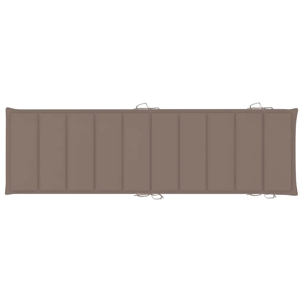 Sdraio 2 pz con Cuscini in Legno Massello di Acacia cod mxl 68153